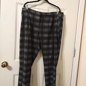 New York & Company Black and White Skinny Pants
